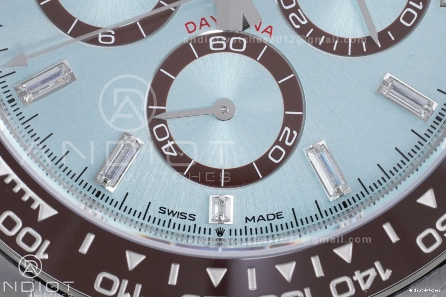 on VS4131 SS VSF Edition Crystal Blue Braclet Dial 1:1 126506 V2 904L Steel Youthful Daytona Ice Best (Weighted) 795 0809